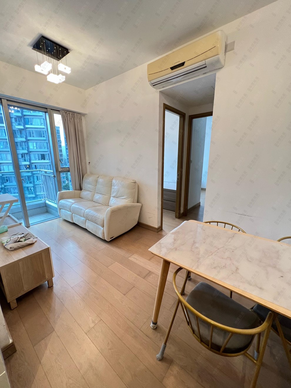 Unit Interior-Living and Dining Room