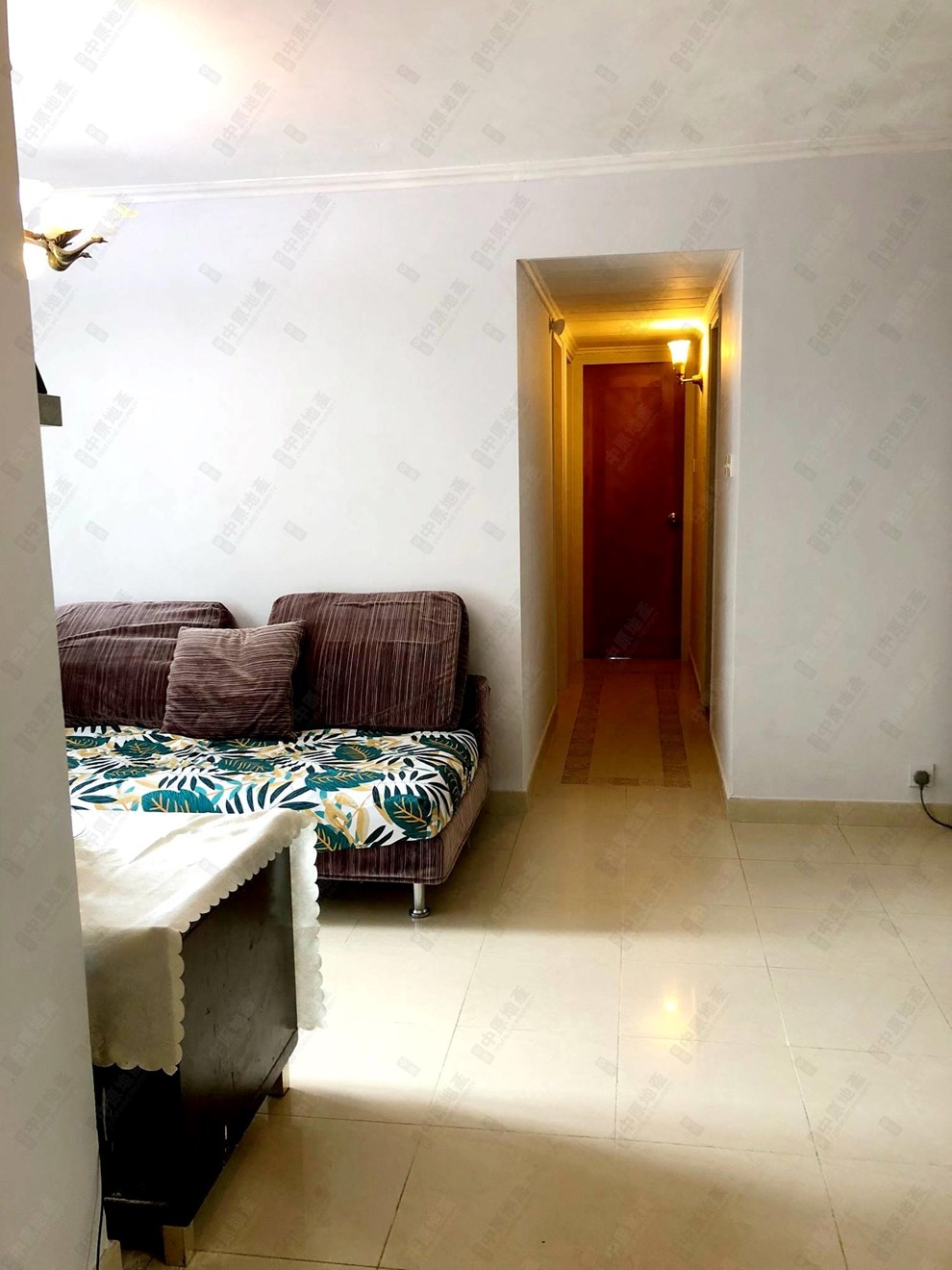 Unit Interior-Living and Dining Room