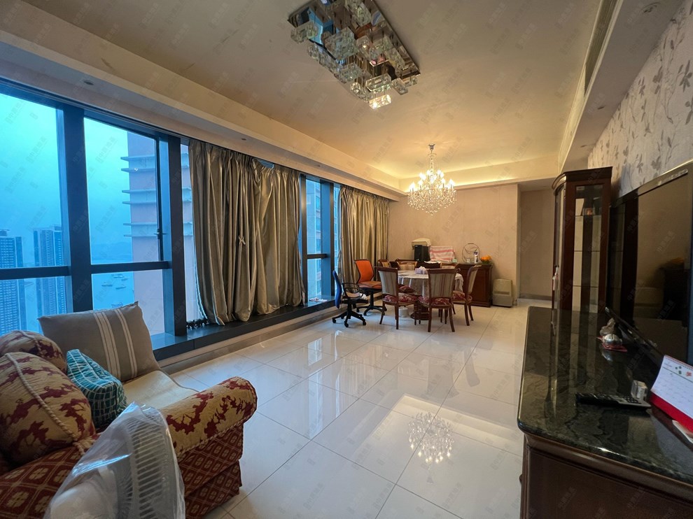 Unit Interior-Living and Dining Room