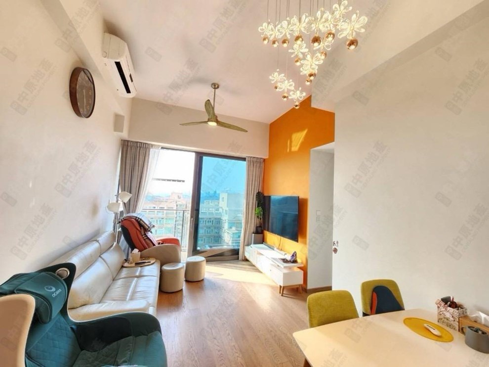 Unit Interior-Living and Dining Room