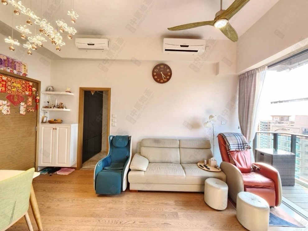 Unit Interior-Living and Dining Room
