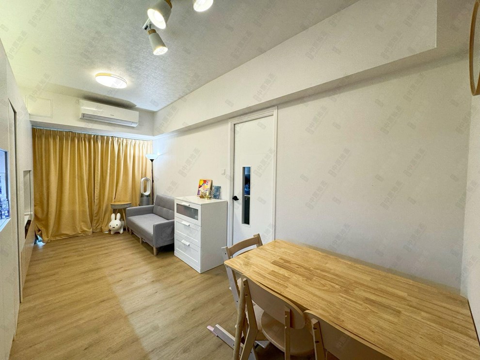 Unit Interior-Living and Dining Room