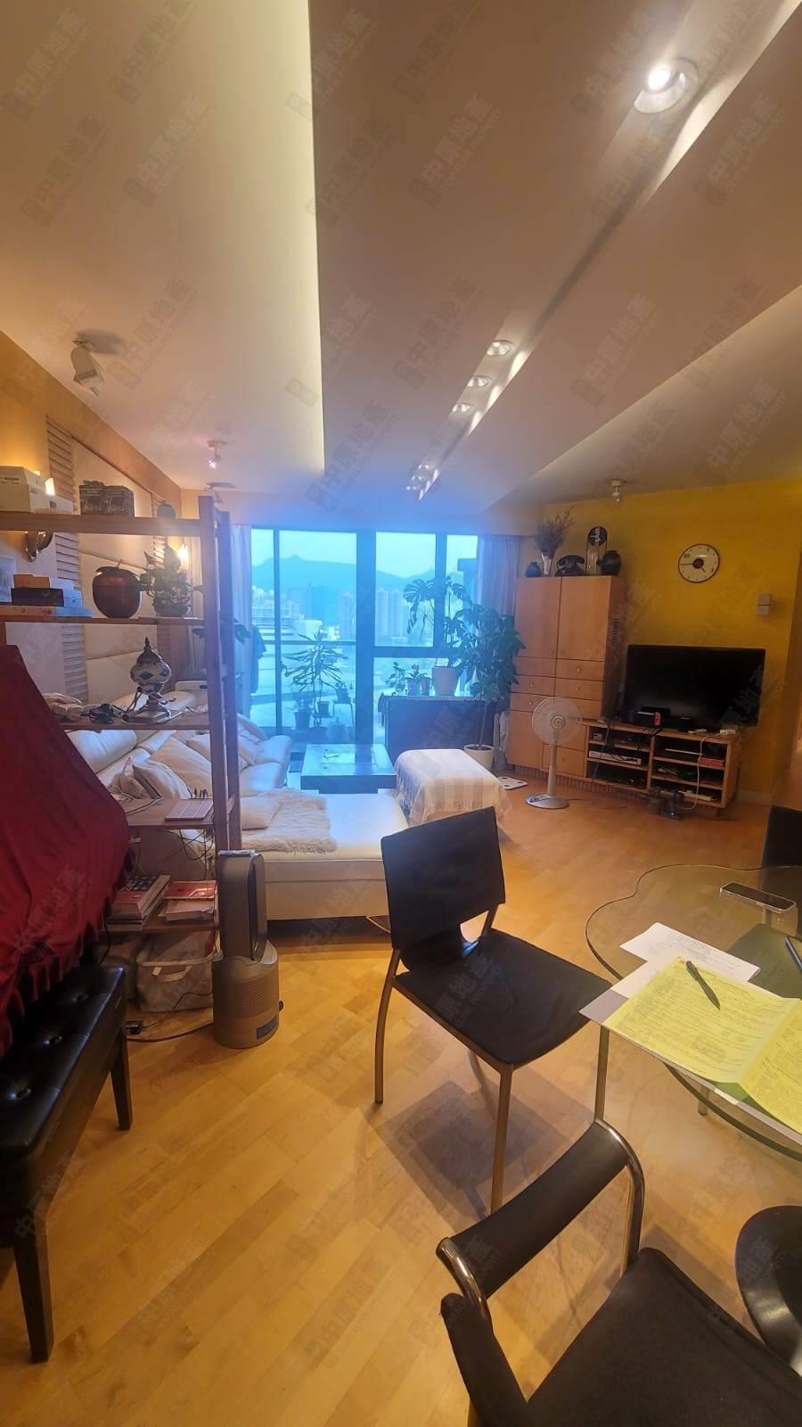 Unit Interior-Living and Dining Room