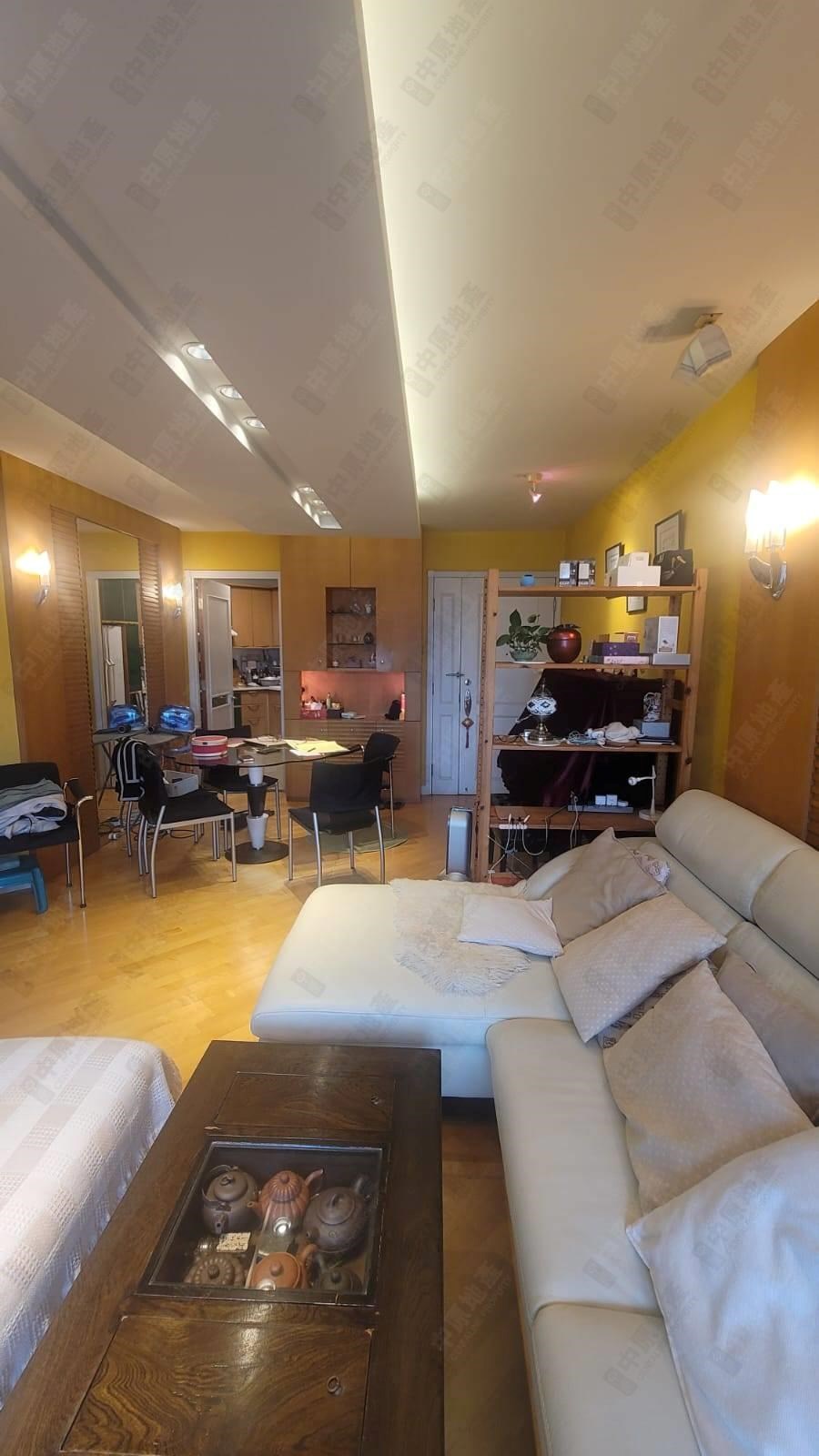 Unit Interior-Living and Dining Room