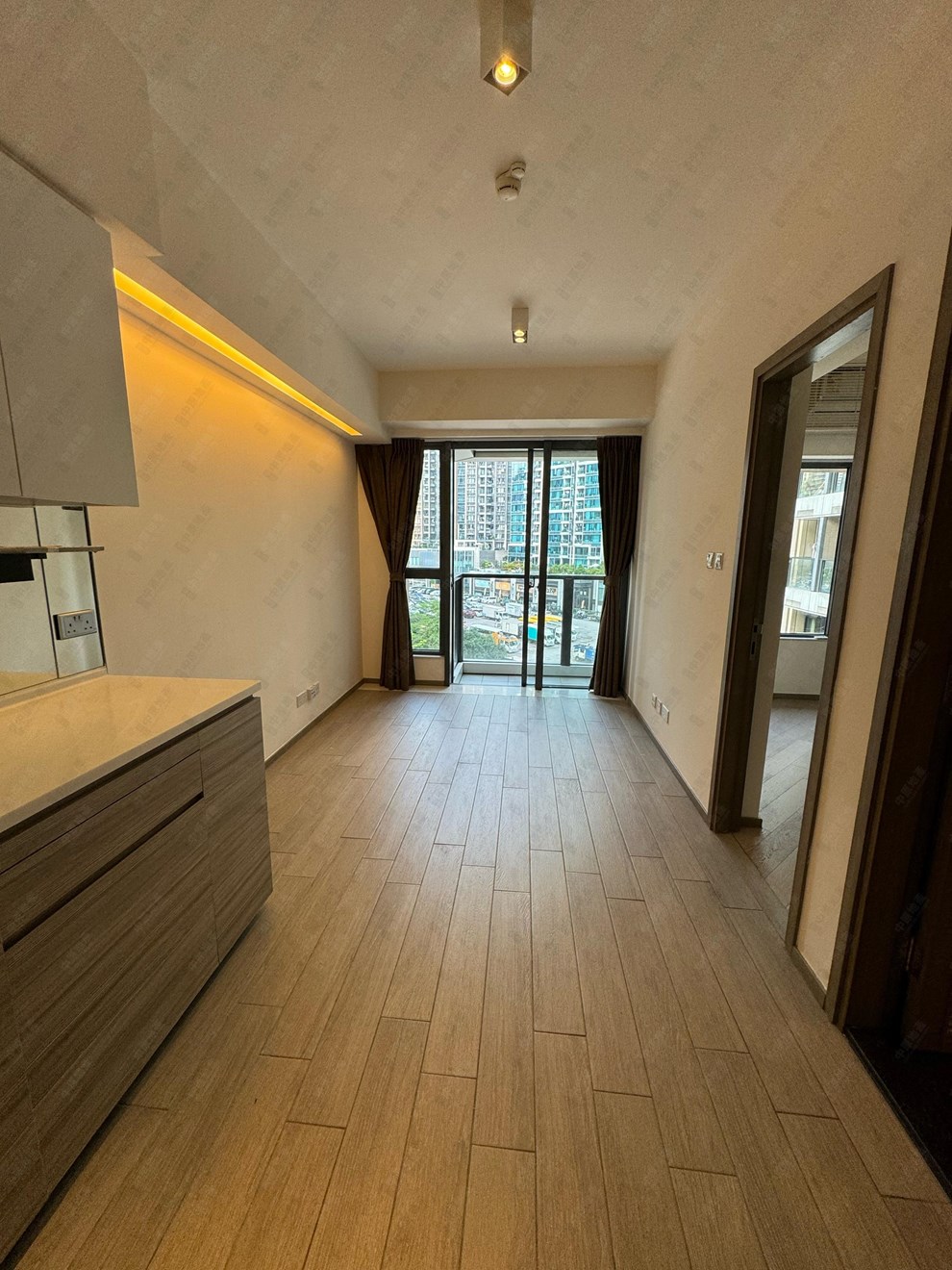 Unit Interior-Living and Dining Room