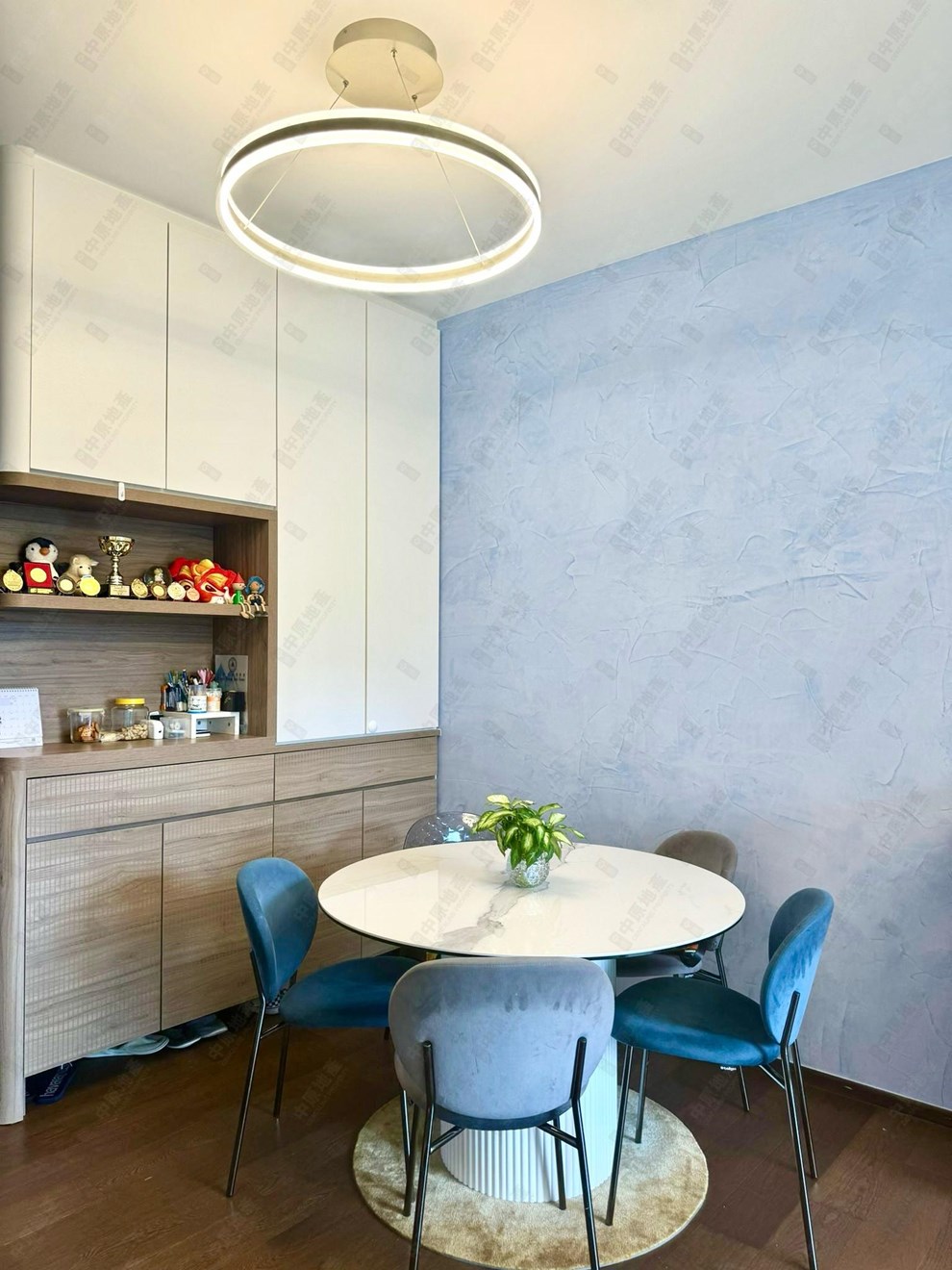Unit Interior-Living and Dining Room
