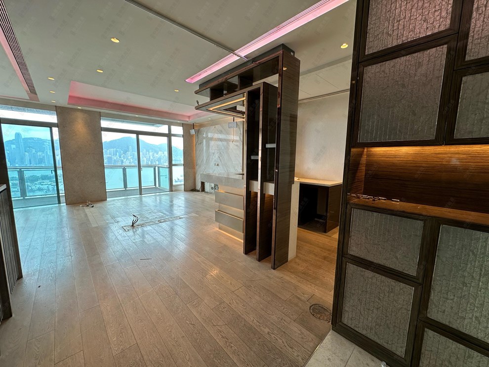 Unit Interior-Living and Dining Room