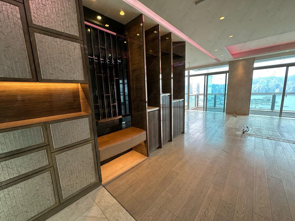 Unit Interior-Living and Dining Room