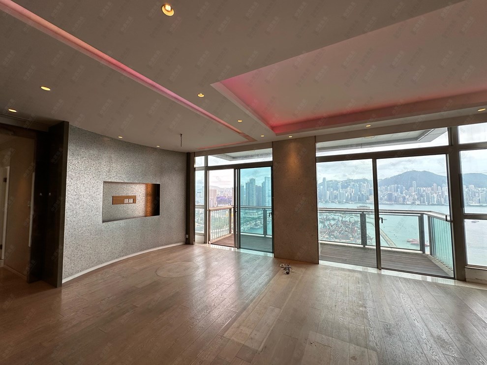 Unit Interior-Living and Dining Room
