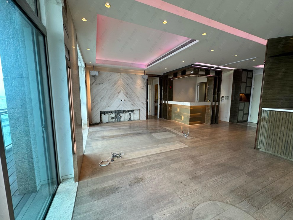 Unit Interior-Living and Dining Room