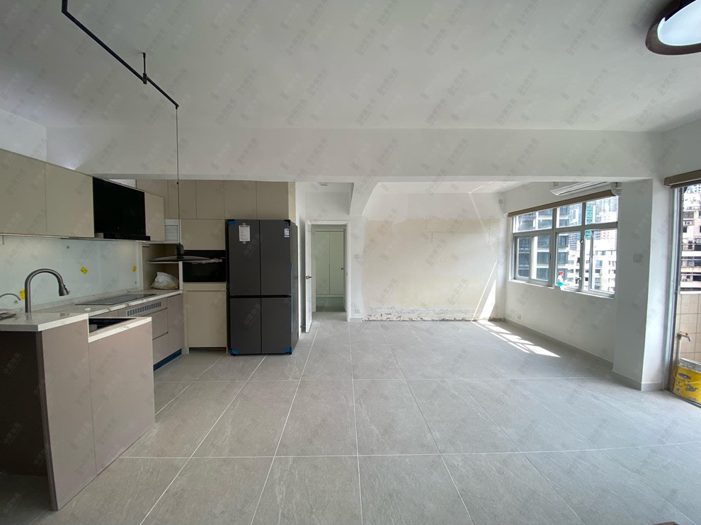 Unit Interior-Living and Dining Room