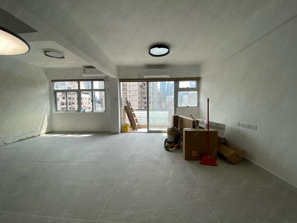 Unit Interior-Living and Dining Room