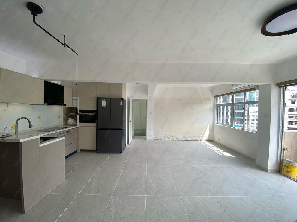 Unit Interior-Living and Dining Room