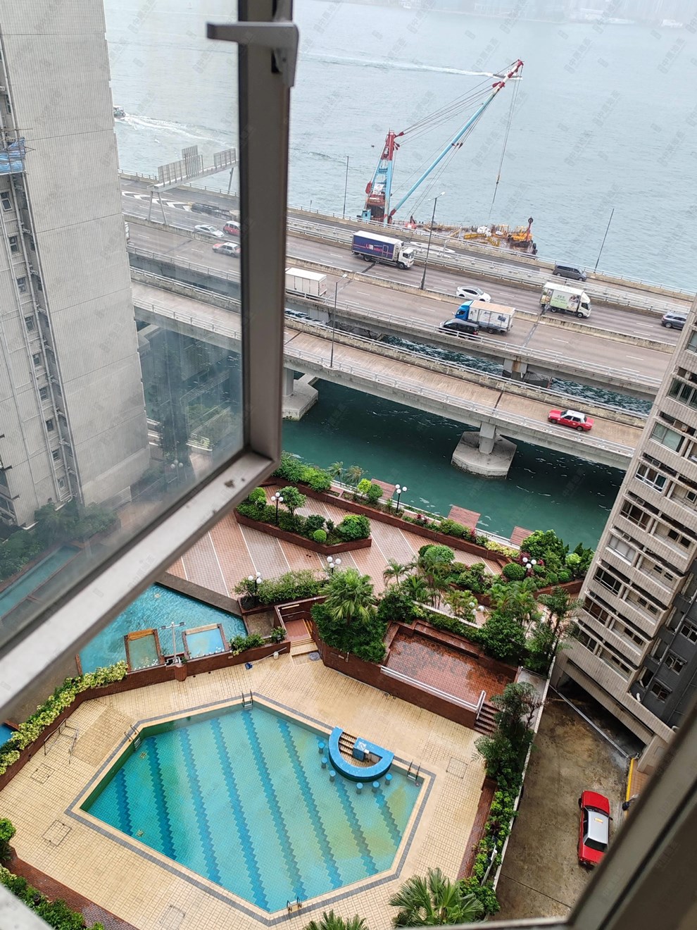 Outside View-Pool View