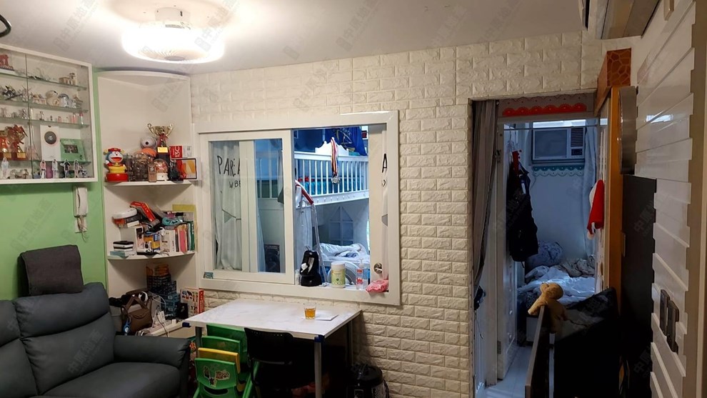 Unit Interior-Living and Dining Room