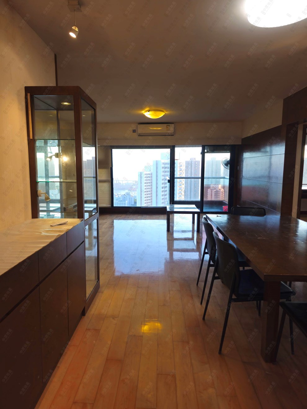 Unit Interior-Living and Dining Room