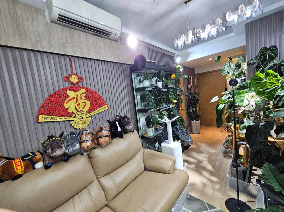 Unit Interior-Living and Dining Room