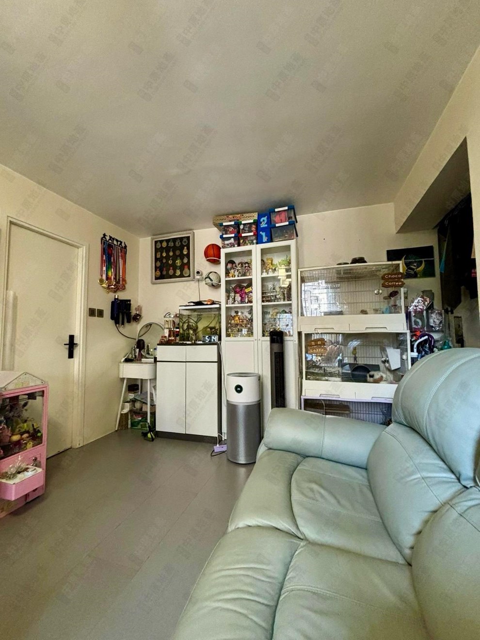 Unit Interior-Living and Dining Room