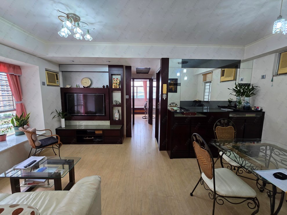 Unit Interior-Living and Dining Room