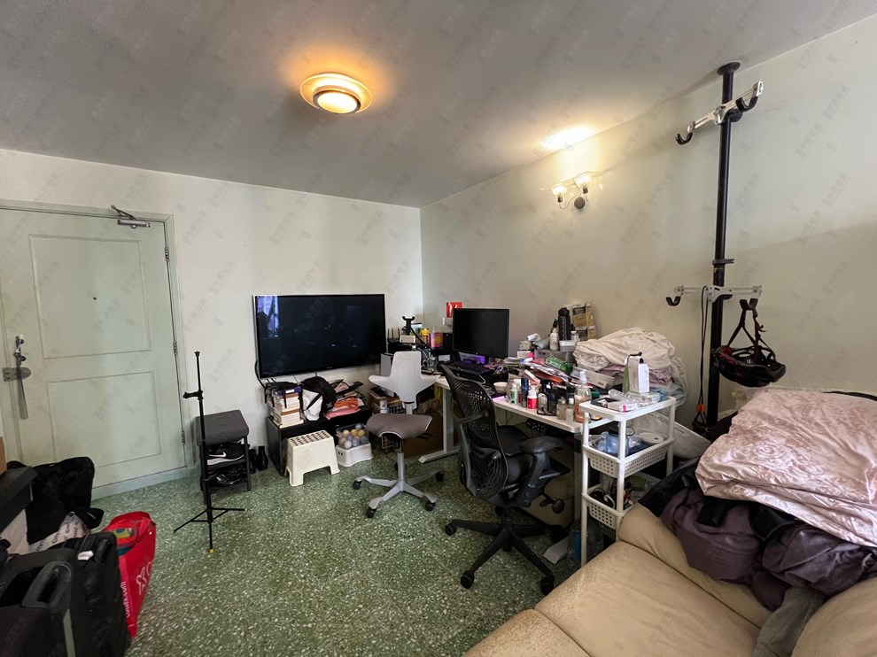 Unit Interior-Living and Dining Room