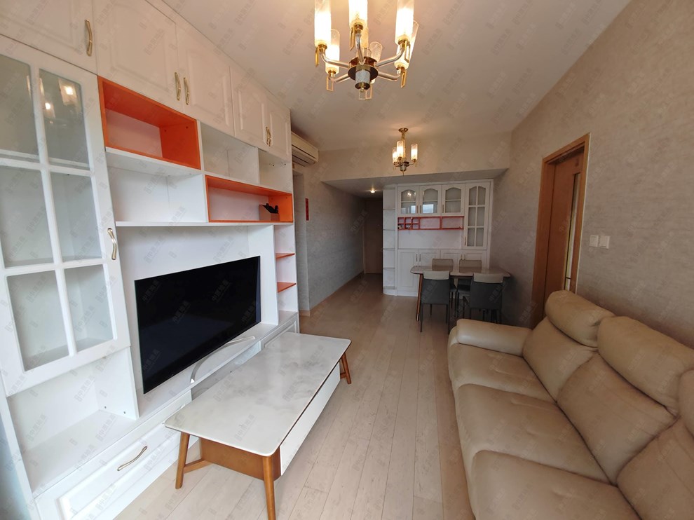 Unit Interior-Living and Dining Room