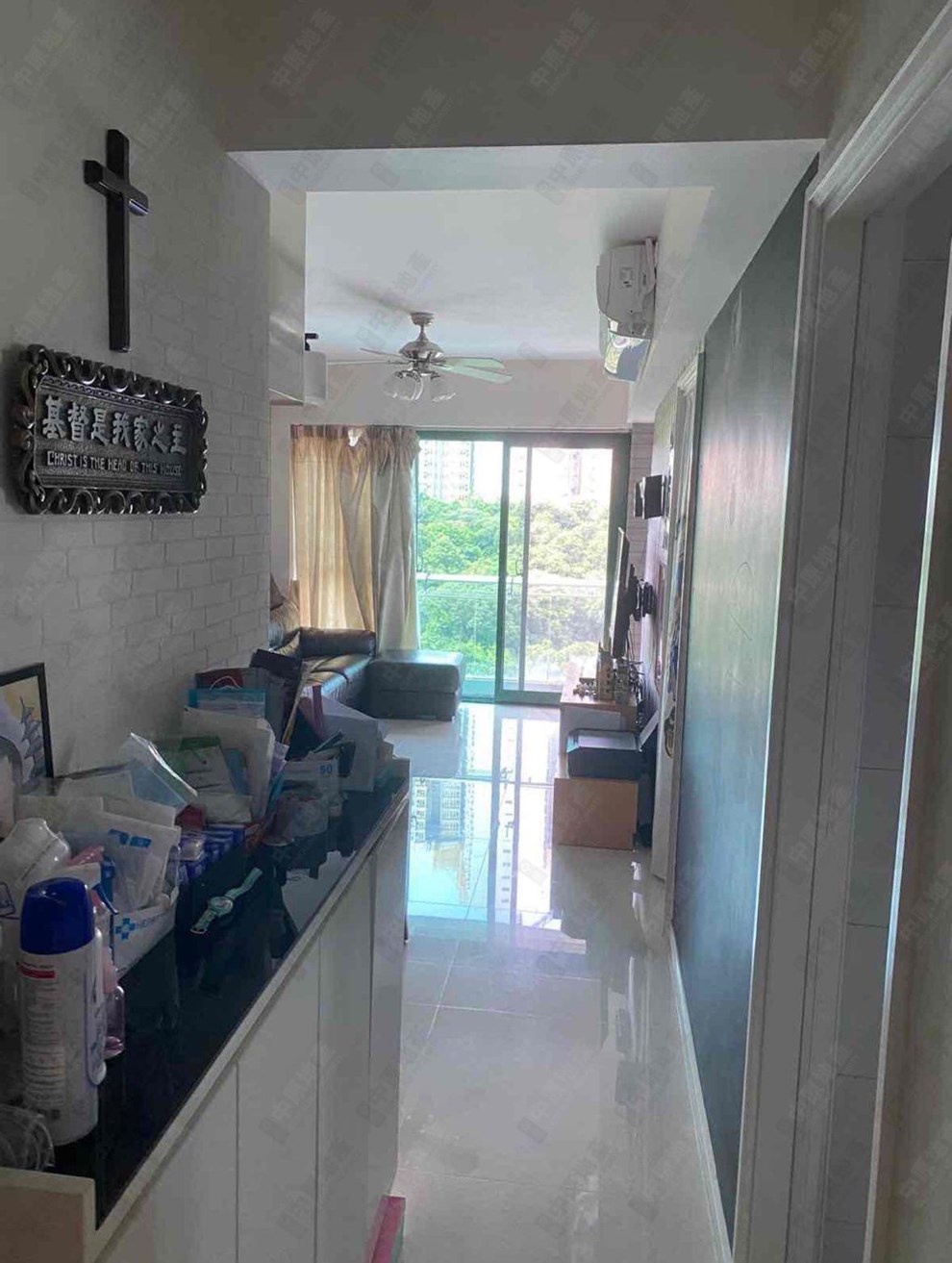 Unit Interior-Living and Dining Room