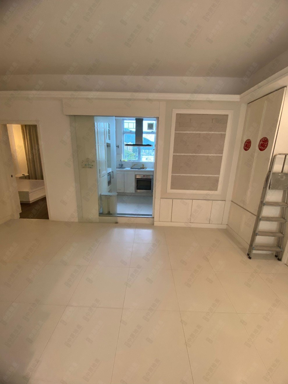 Unit Interior-Living and Dining Room