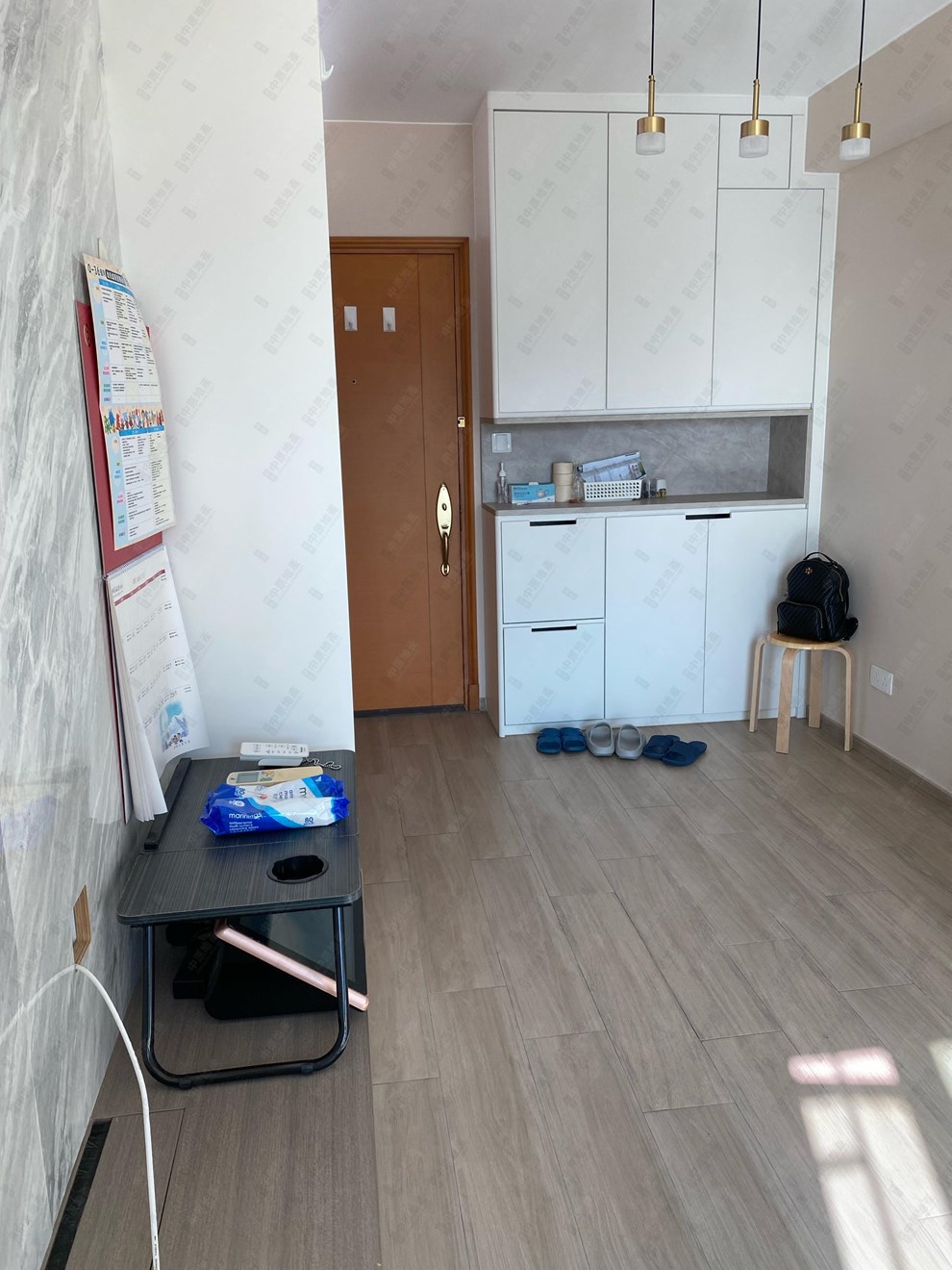 Unit Interior-Living and Dining Room