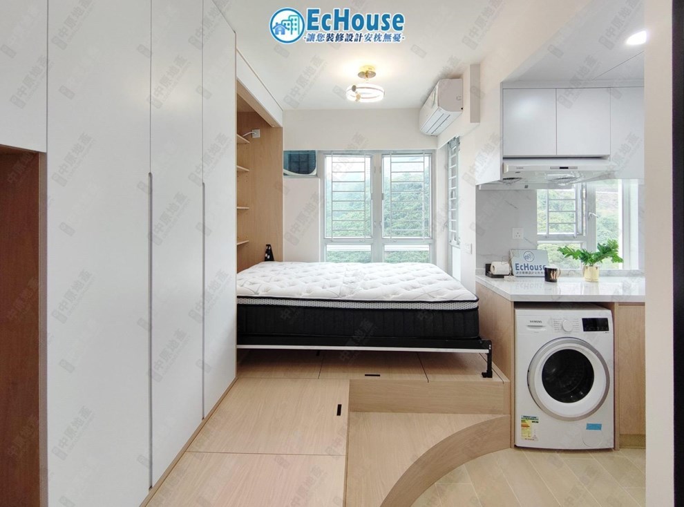 Unit Interior-Living and Dining Room