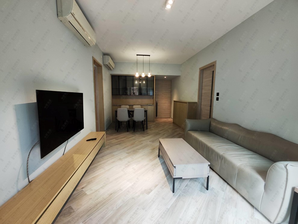 Unit Interior-Living and Dining Room