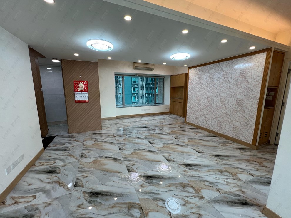 Unit Interior-Living and Dining Room