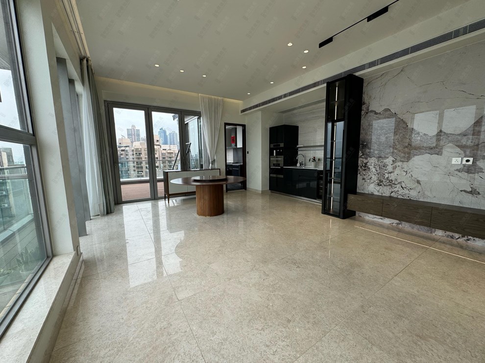 Unit Interior-Living and Dining Room