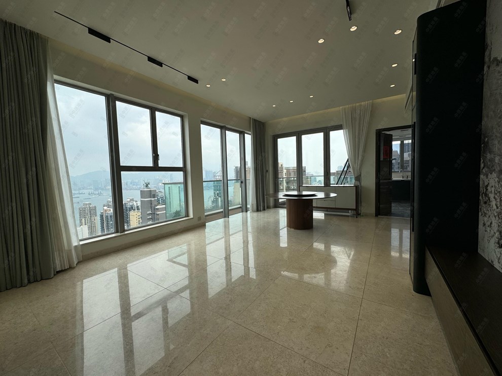 Unit Interior-Living and Dining Room