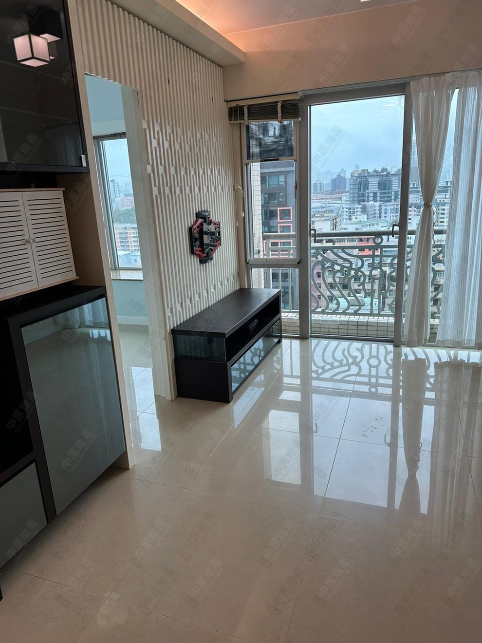 Unit Interior-Living and Dining Room