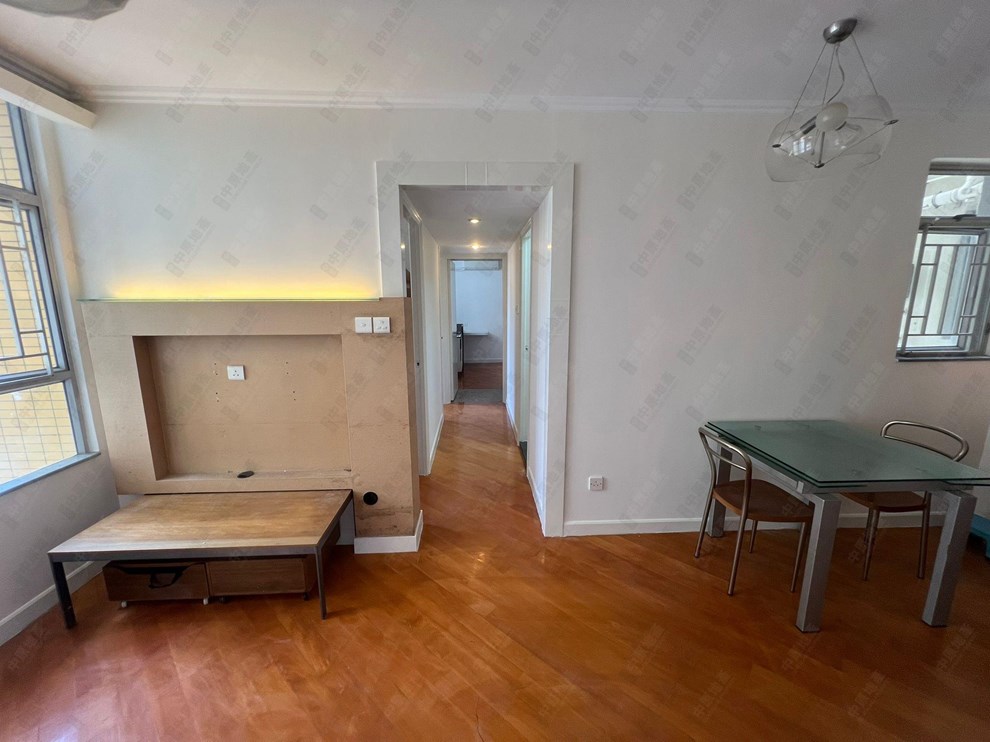 Unit Interior-Living and Dining Room