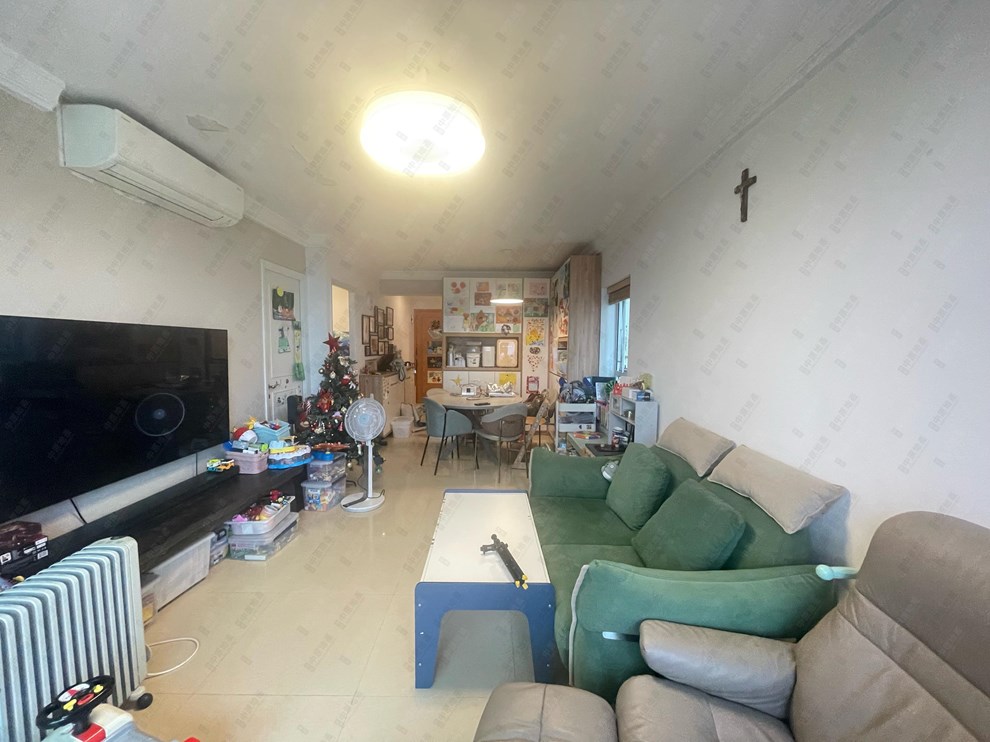 Unit Interior-Living and Dining Room