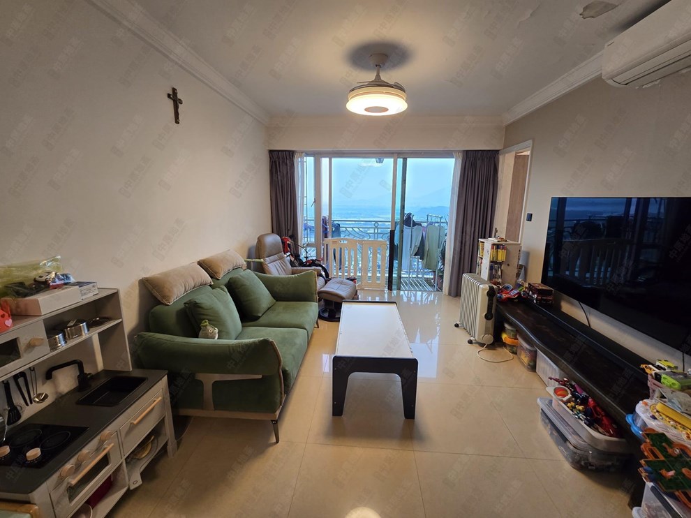 Unit Interior-Living and Dining Room