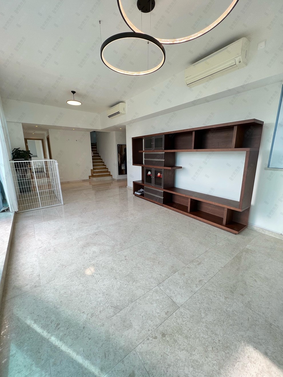 Unit Interior-Living and Dining Room