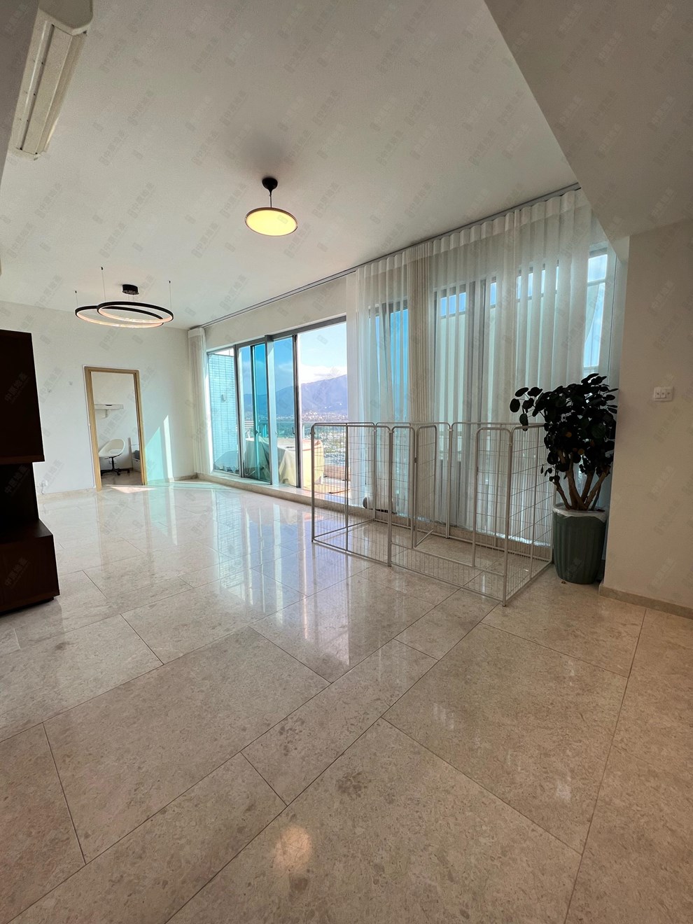 Unit Interior-Living and Dining Room