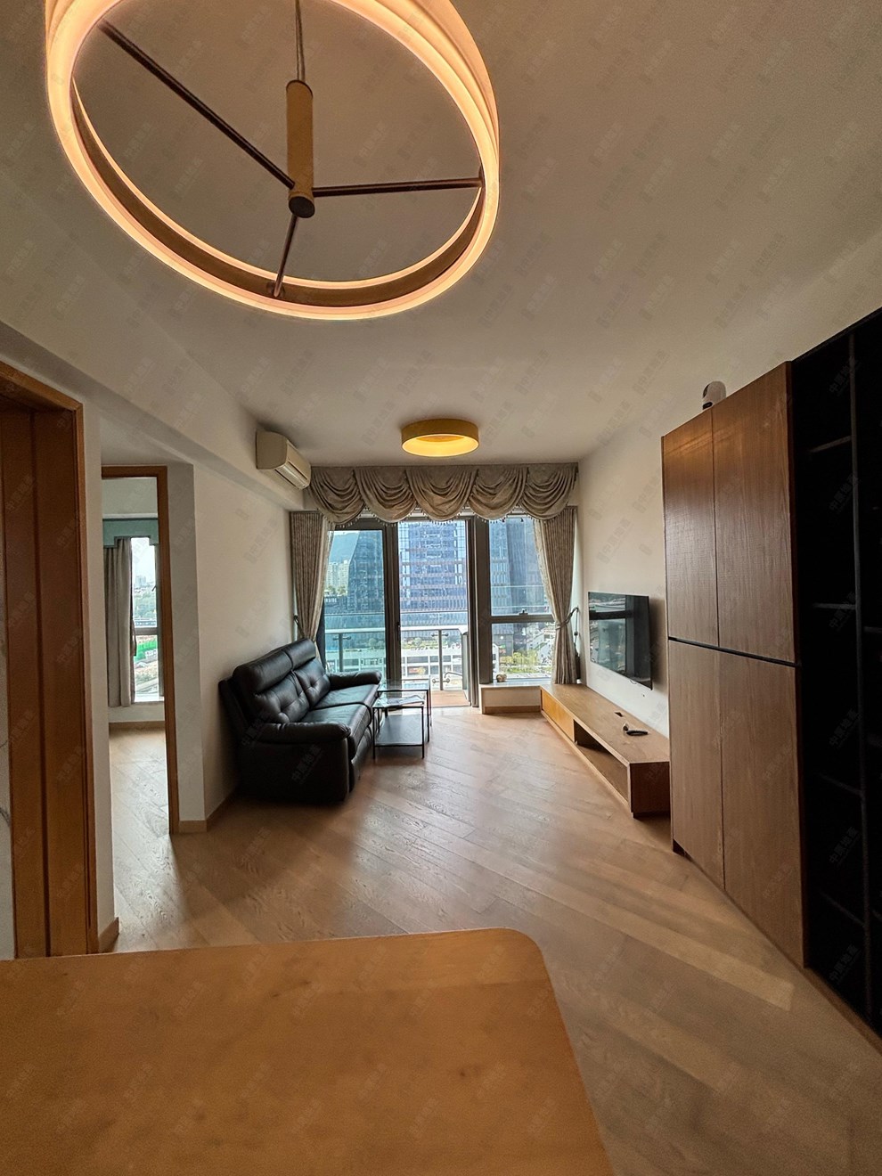 Unit Interior-Living and Dining Room