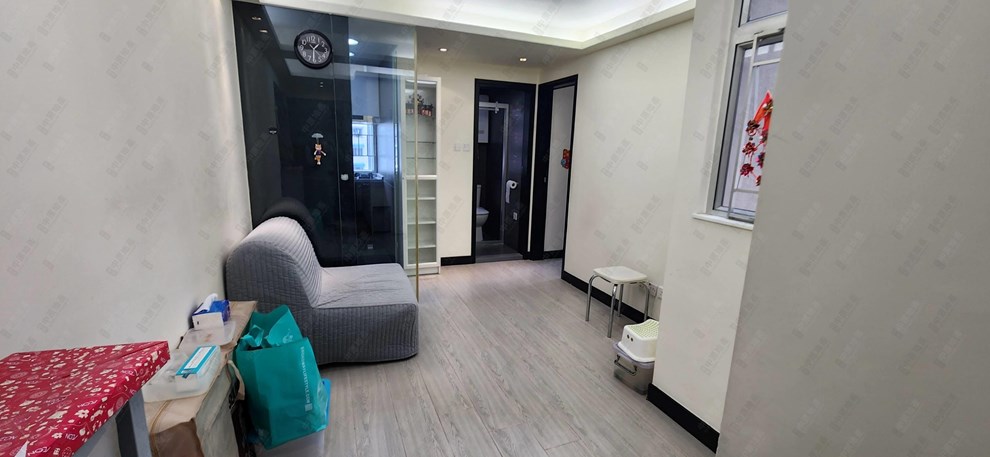 Unit Interior-Living and Dining Room