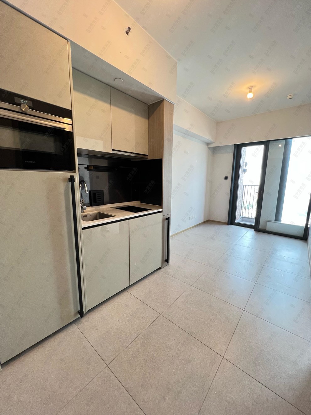 Unit Interior-Living and Dining Room