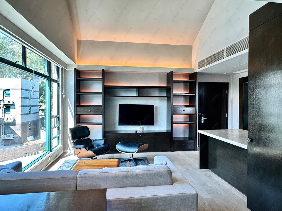 Unit Interior-Living and Dining Room