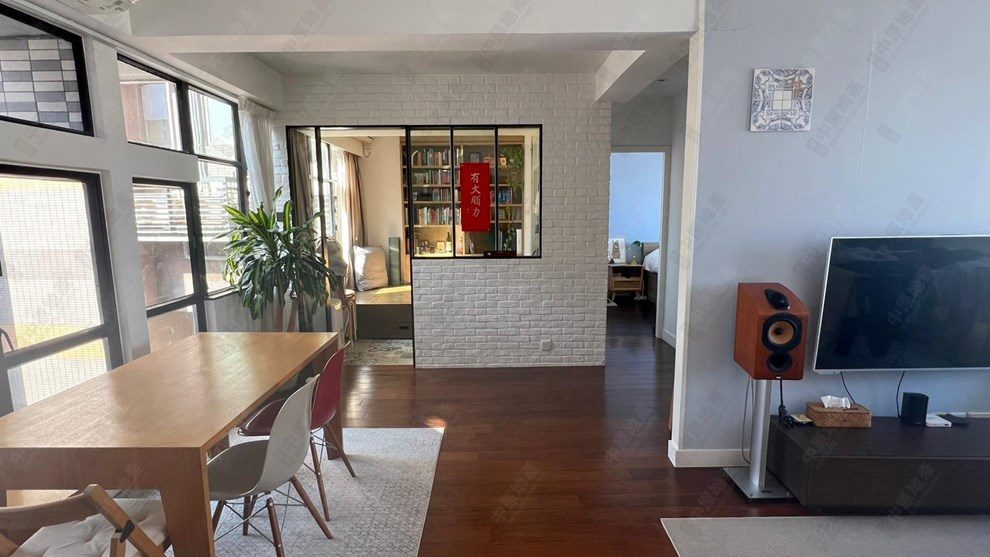 Unit Interior-Living and Dining Room