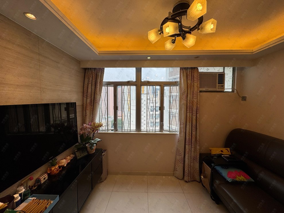 Unit Interior-Living and Dining Room