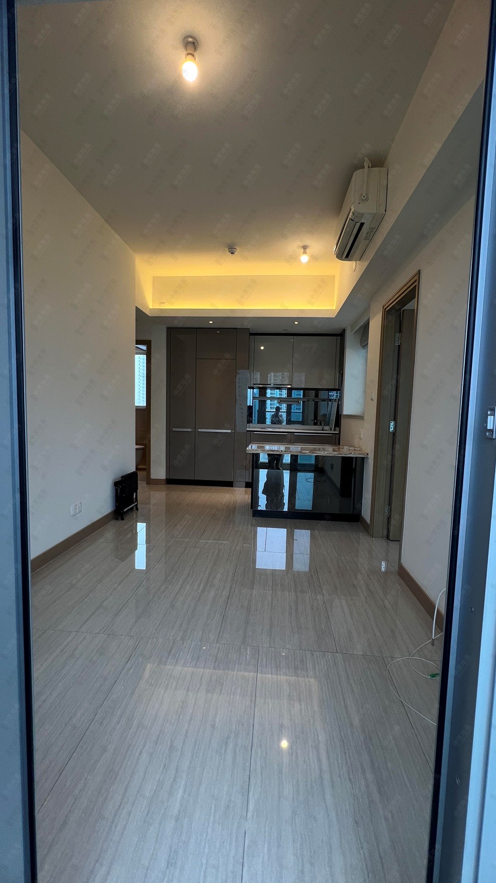 Unit Interior-Living and Dining Room