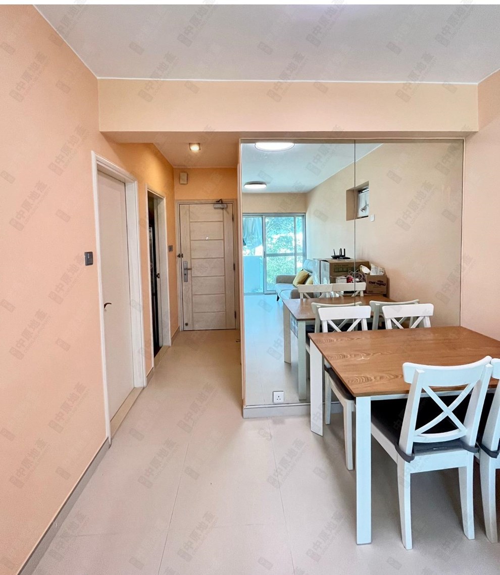 Unit Interior-Living and Dining Room