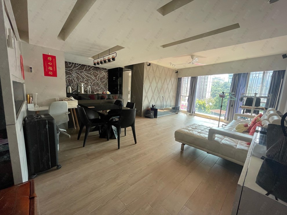 Unit Interior-Living and Dining Room