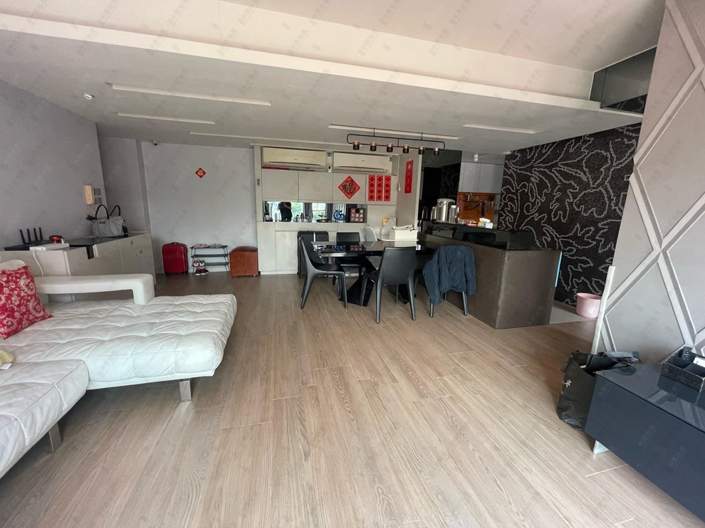 Unit Interior-Living and Dining Room