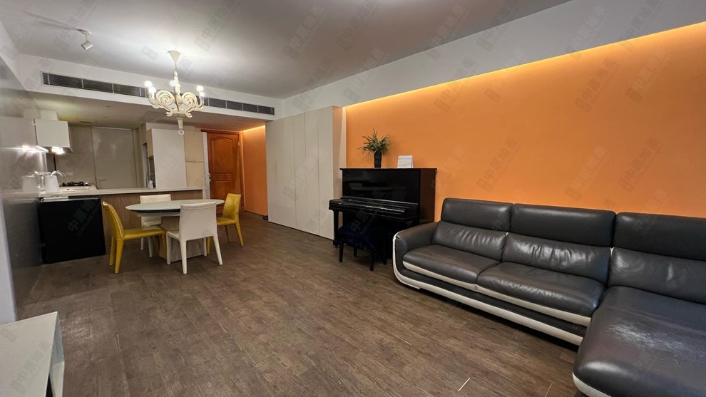Unit Interior-Living and Dining Room